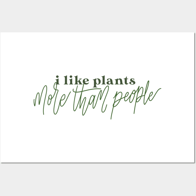 i like plants Wall Art by nicolecella98